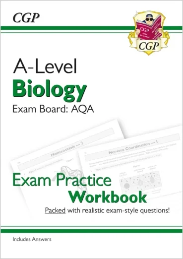 CGP A-Level Biology: AQA Year 1 & 2 Exam Practice Workbook